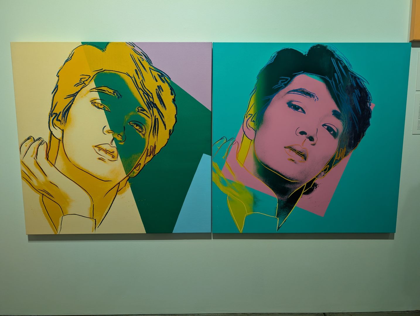 Andy Warhol piece of Ryuichi Sakamoto